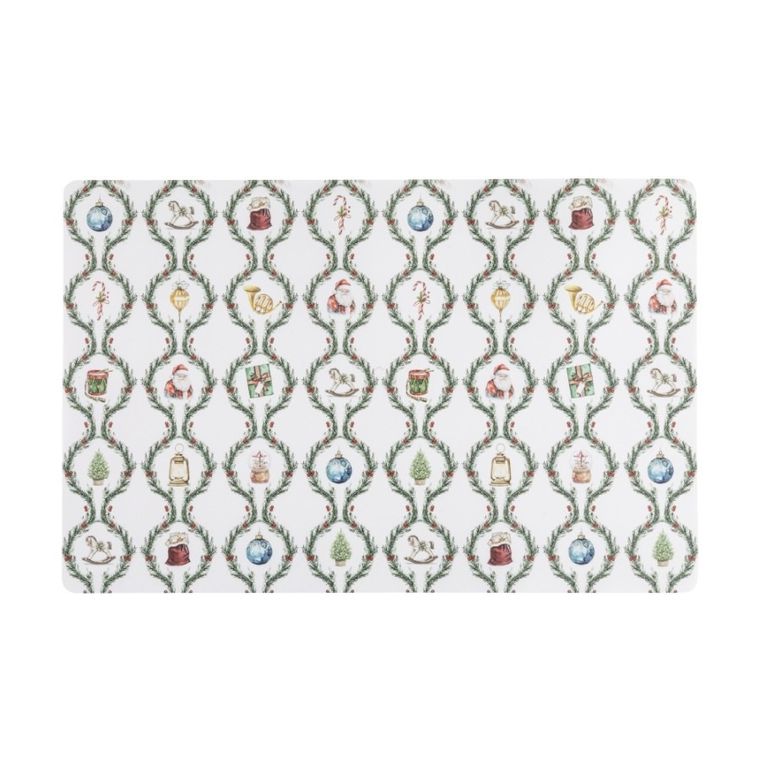Altom Design, świąteczna girlanda mata stołowa prostokątna pp, 28-43 cm