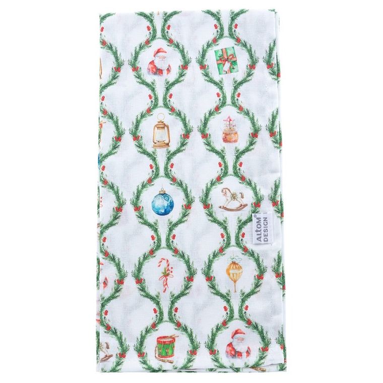 Altom Design, świąteczna girlanda ręcznik kuchenny, 45-60 cm, 100% bawełna