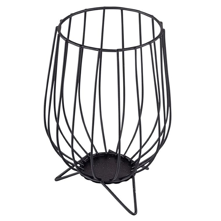 Altom Design, świecznik metalowy na nóżkach, 11-11-16 cm