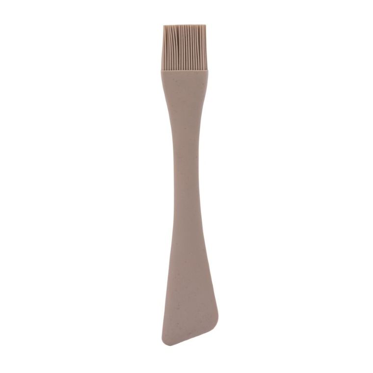 Altom Design, szpatuła silikonowa z pędzelkiem 2w1, taupe, 26-4,5-1 cm