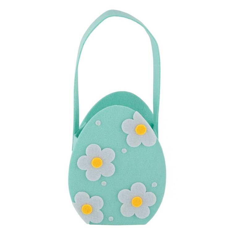 Altom Design, torebka filcowa, pisanka, 12-7-22 cm, miętowa