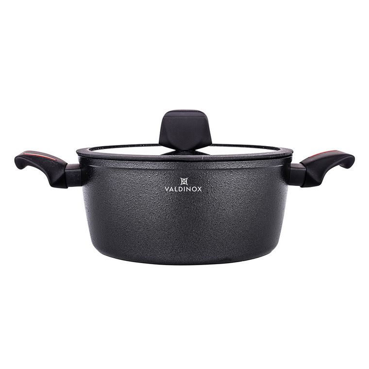 Altom Design, Valdinox, Volcano, garnek z pokrywą, 24 cm, 4l