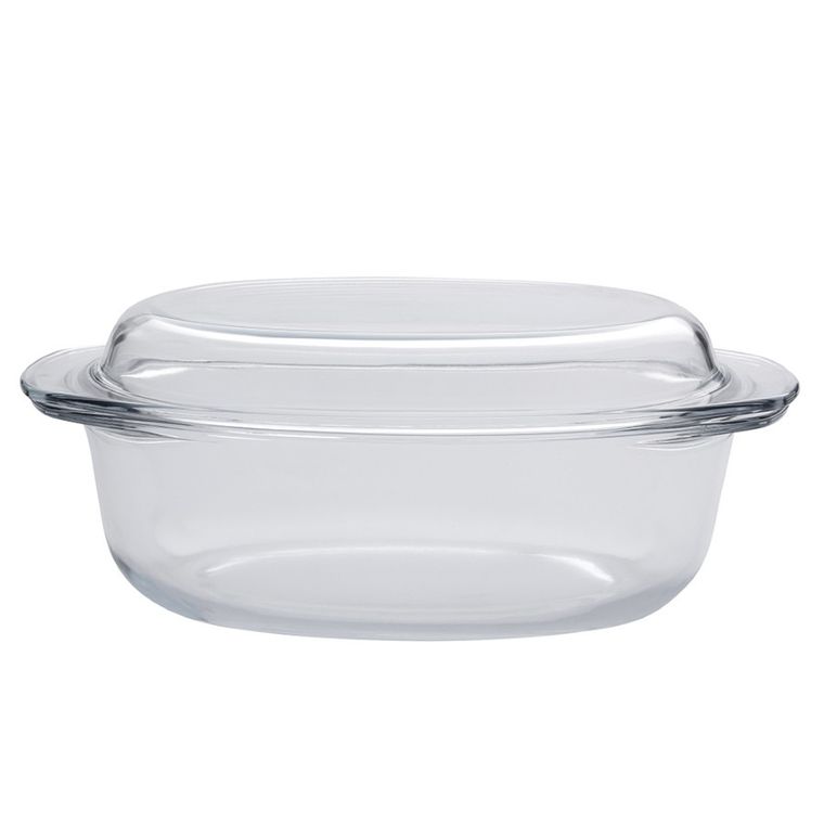 Altom Design, Vega, naczynie żaroodporne z pokrywką, owalne, 3,5l, 33,2-23,2-13 cm
