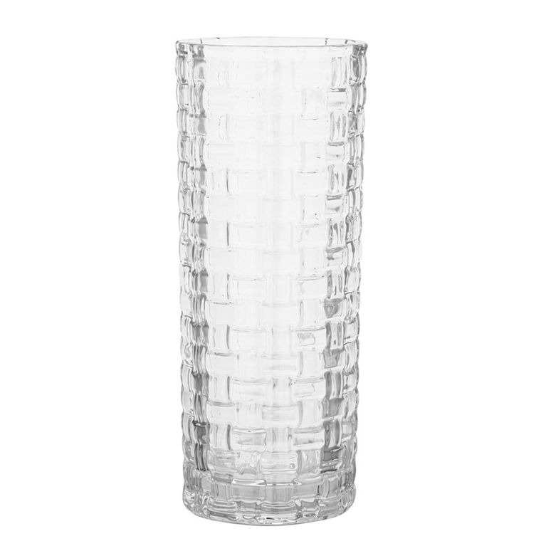 Altom Design, wazon szklany, 20 cm, kratka