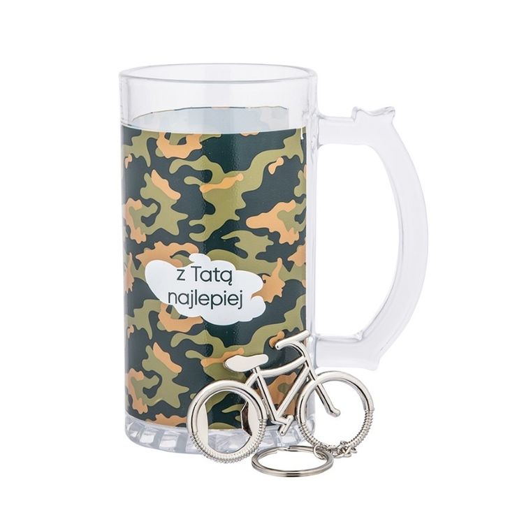 Altom Design, z tatą najlepiej, kufel z otwieraczem i dekoracją, 500 ml