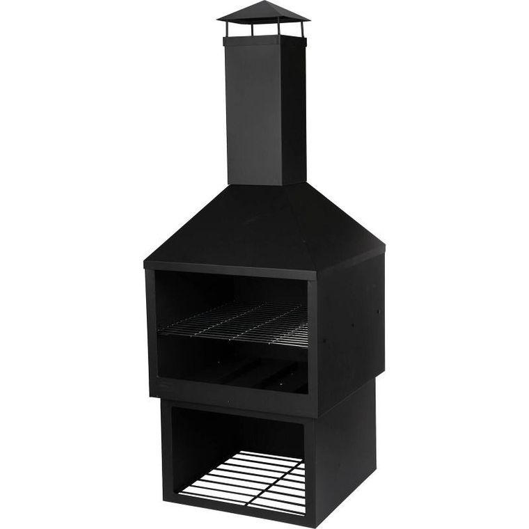 Ambiance, grill z wysokim kominem, 118 cm