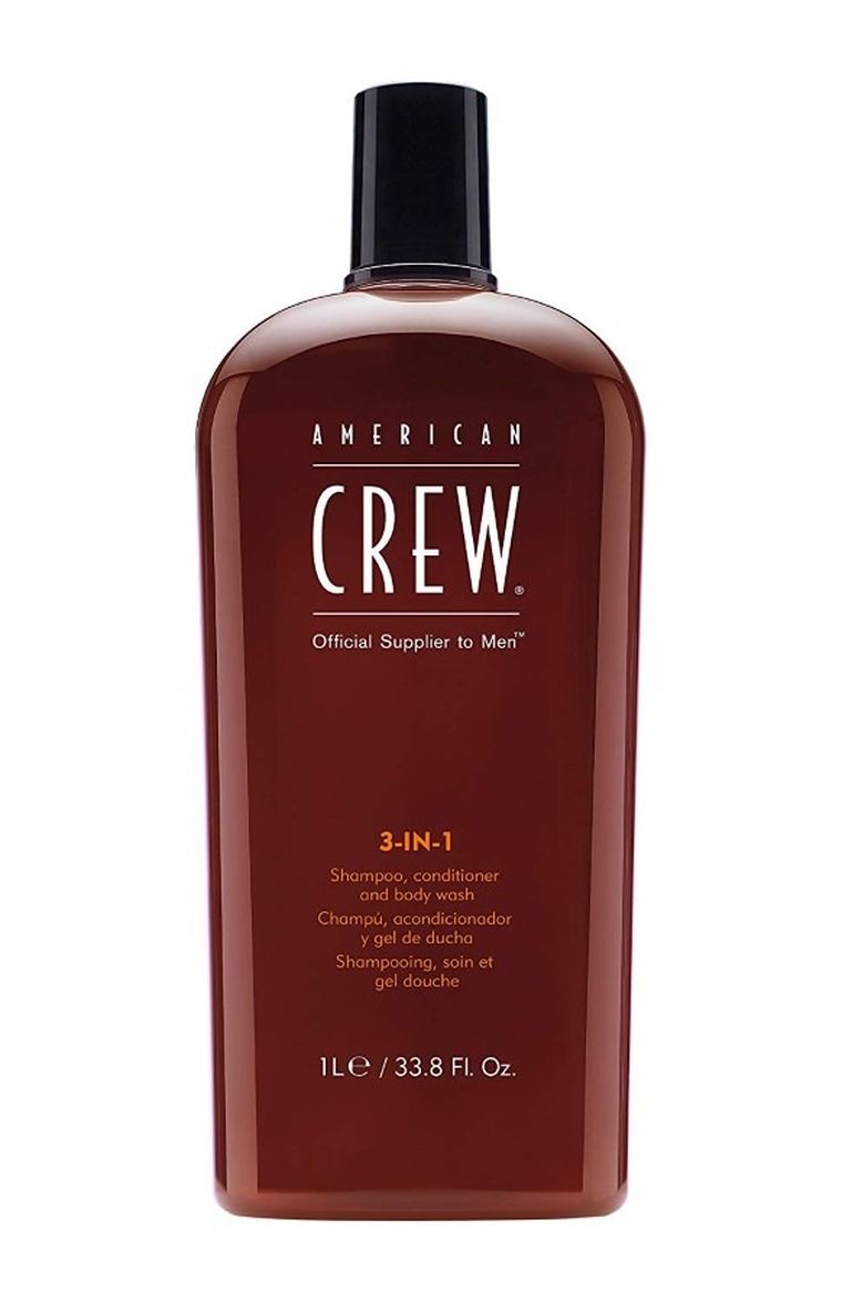 American Crew, 3in1 Shampoo Conditioner And Body Wash, szampon, odżywka i żel do kąpieli, 1000 ml