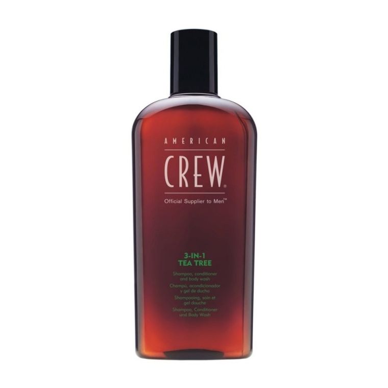 American Crew, 3in1 Tea Tree Shampoo Conditioner And Body Wash, szampon, odżywka i żel do kąpieli, Drzewo Herbaciane, 450 ml