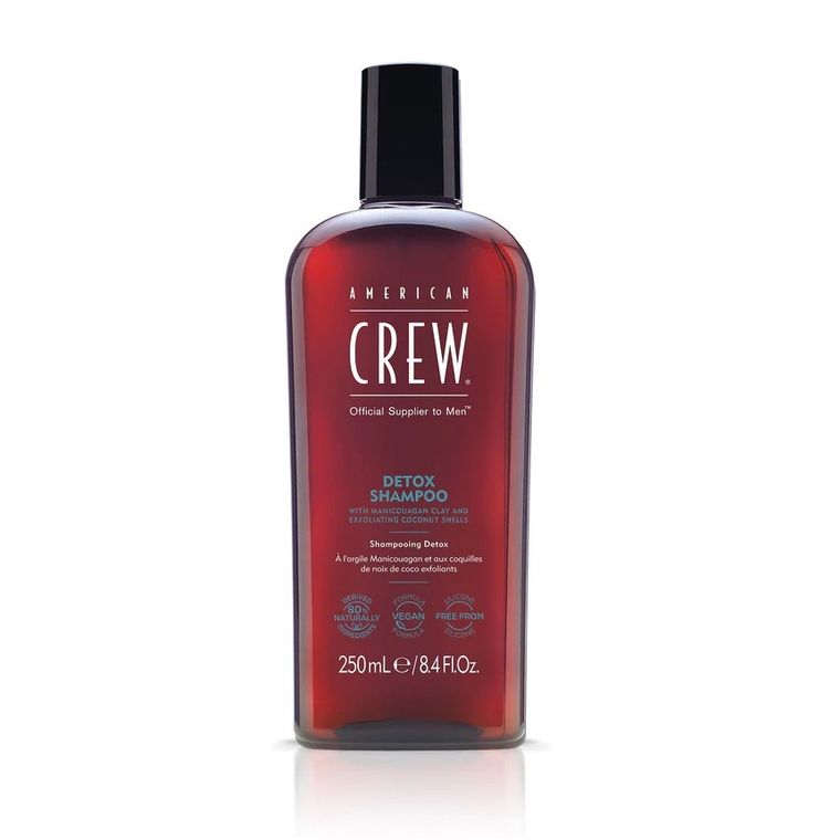 American Crew, Detox Shampoo, szampon peelingujący z drobinkami kokosa, 250 ml
