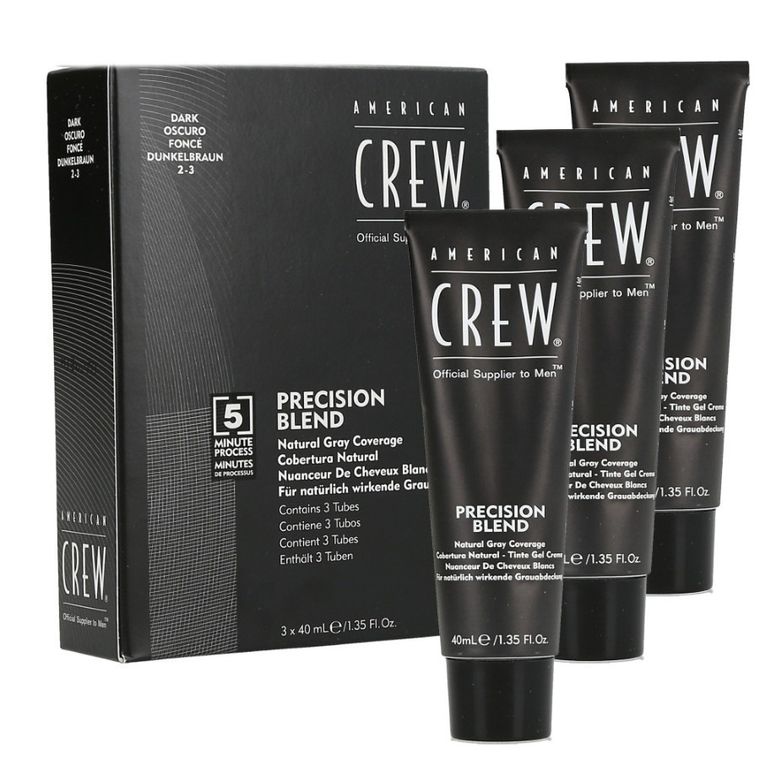 American Crew, Precision Blend, odsiwiacz dla mężczyzn, Dark (2-3), 3-40 ml
