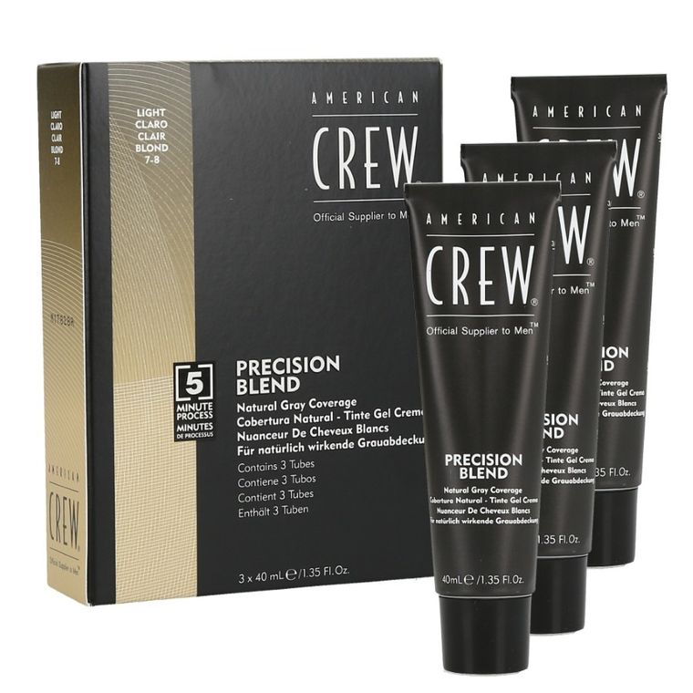 American Crew, Precision Blend, odsiwiacz dla mężczyzn, Light (7-8), 3-40 ml