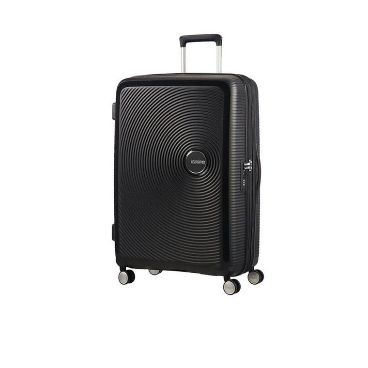 American Tourister, Soundbox, walizka powiększana, black, 77 cm