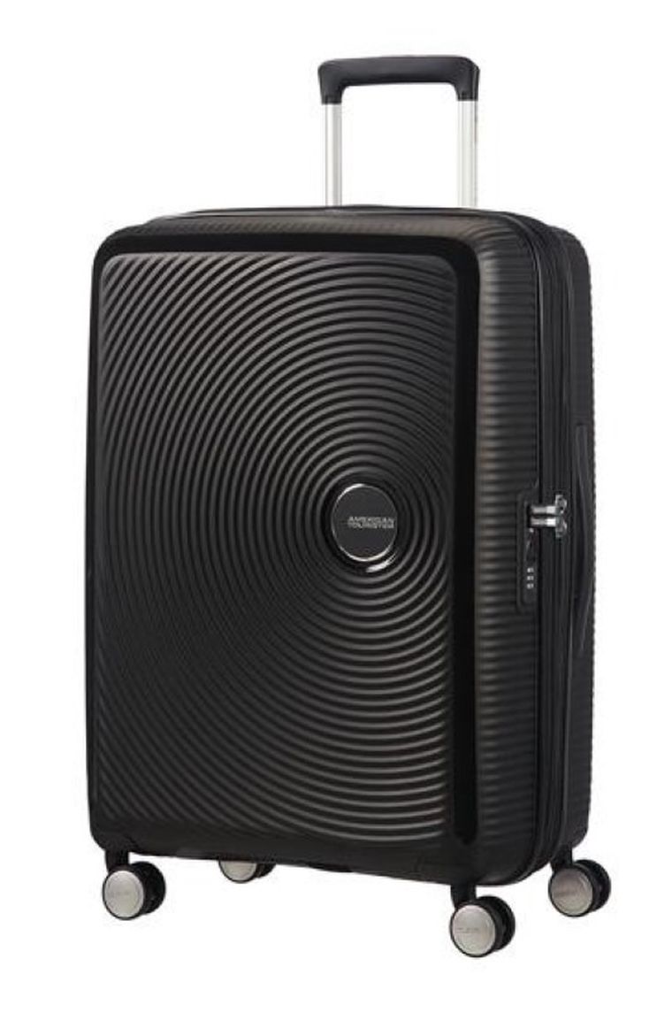 American Tourister, walizka kabinowa, 55-40-20 cm, czarna