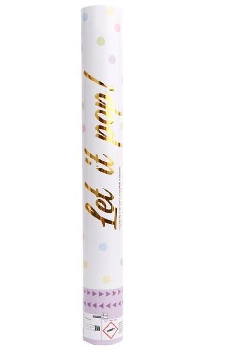 Amscan, armatka konfetti mix kolorów pastel papier, okrągły