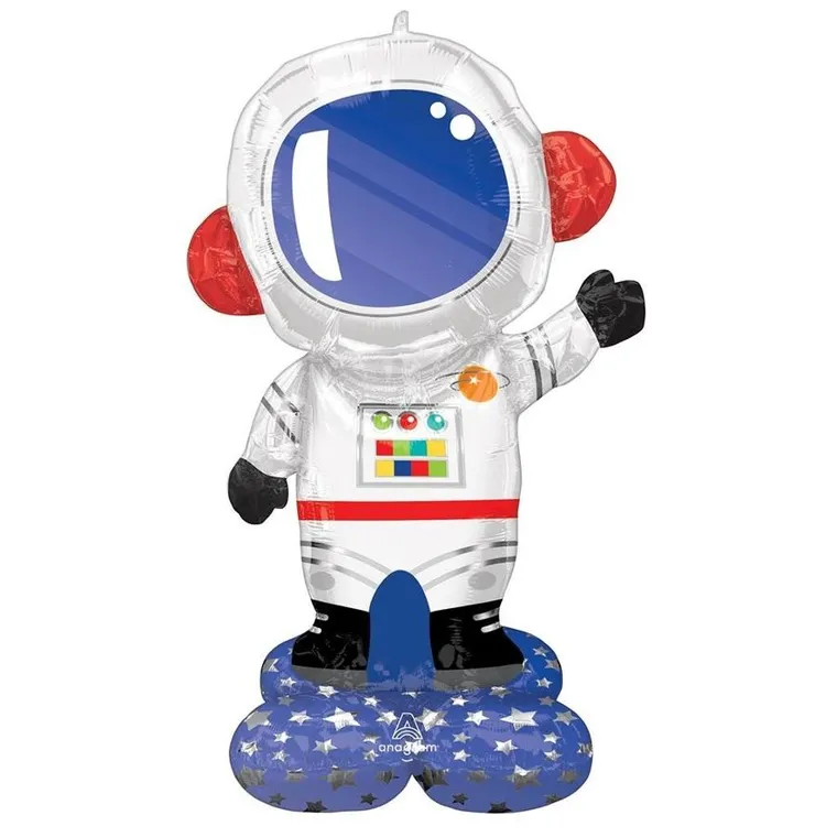 Amscan, balon foliowy AirLoonz, astronauta, 144-81 cm