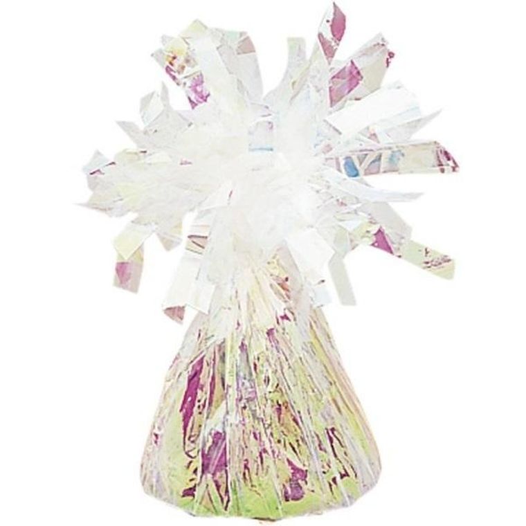 Amscan, ciężarek do balonów foliowych, 170g, opalizujący