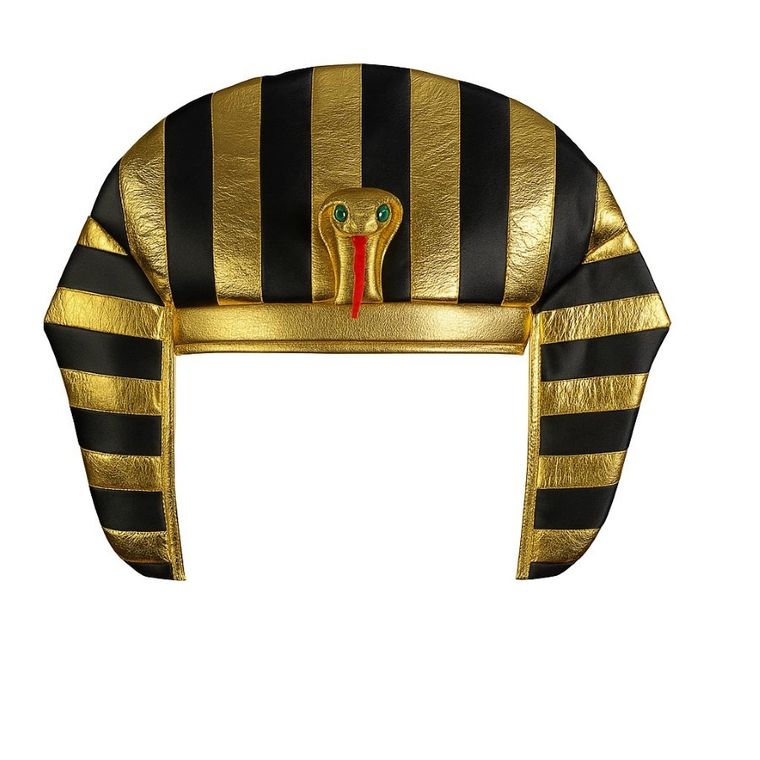 Amscan, czapka faraona, złoto-czarna
