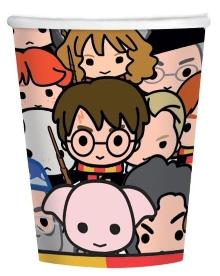Amscan, Kubki papierowe Harry Potter, 250ml, 8 szt.