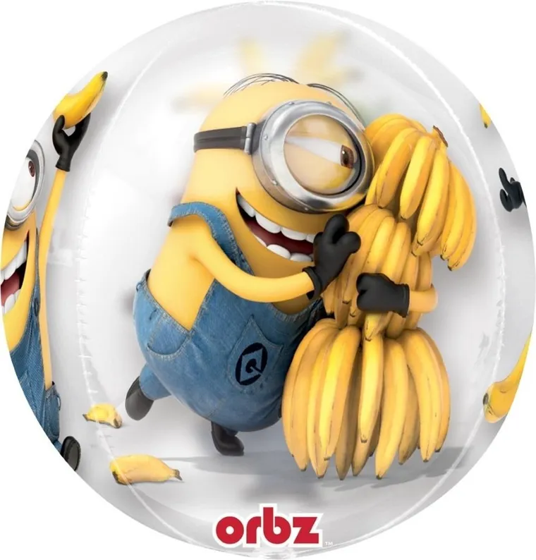 Amscan, Minionki, balon foliowy, 38-40 cm