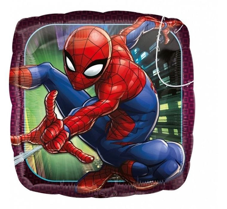 Amscan, Spider-Man, balon foliowy, 46 cm
