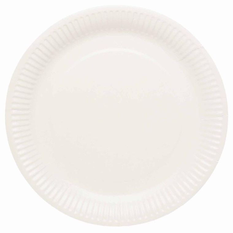 Amscan, talerze owalne papierowe, 23 cm, 8 szt.