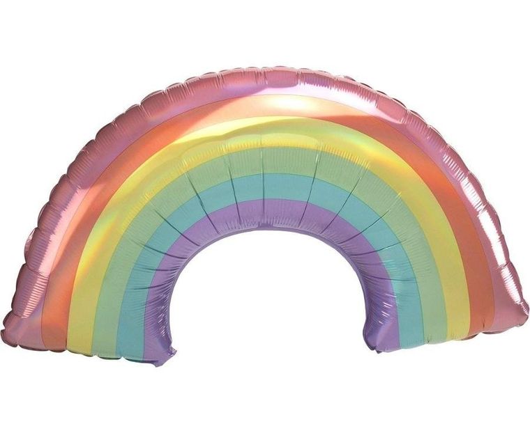 Anagram, balon foliowy, Holo pastel rainbow