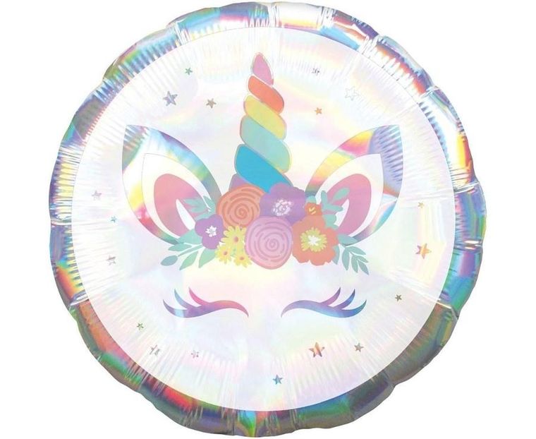 Anagram, balon foliowy, Jednorożec opalizujący, 46 cm
