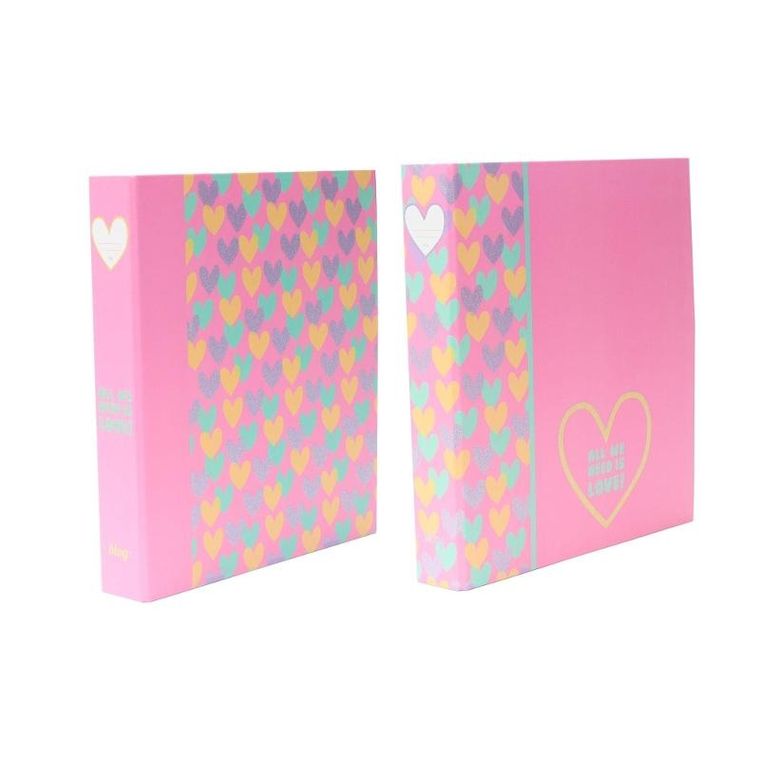 Ancor, segregator A4, 2-ringowy, hearts