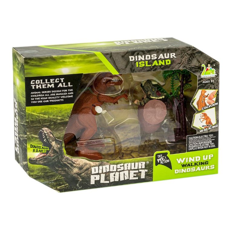 Anek dla dzieci, dinozaur chodzący nakręcany