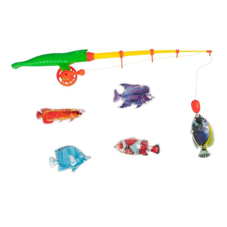 Anek dla dzieci, łowienie rybek, gra zręcznościowa