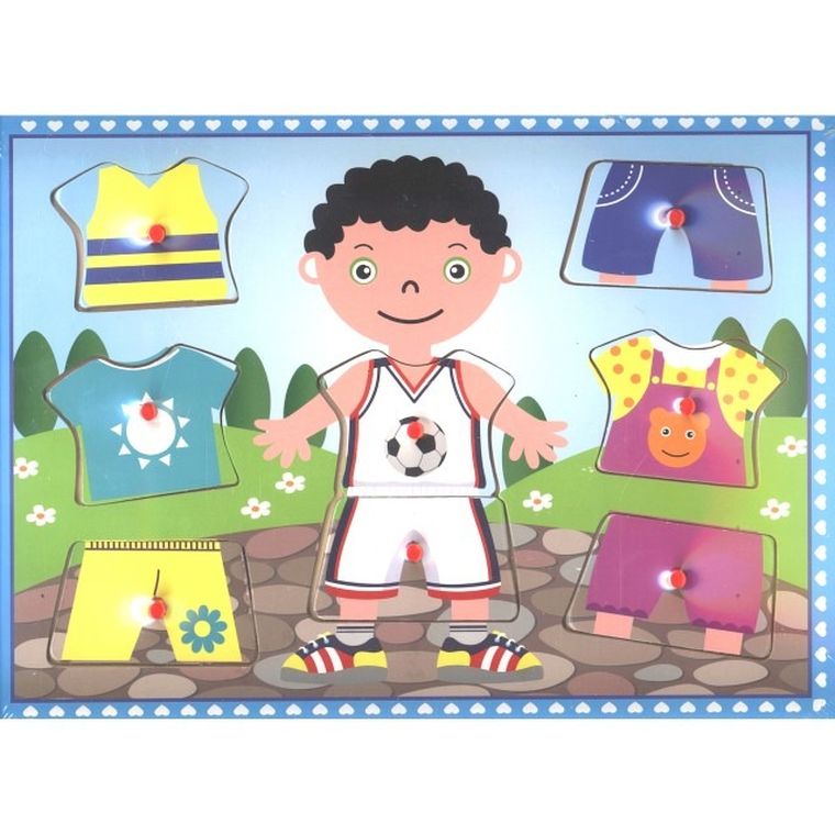 Anek dla Dzieci, Piłkarz, układanka drewniana