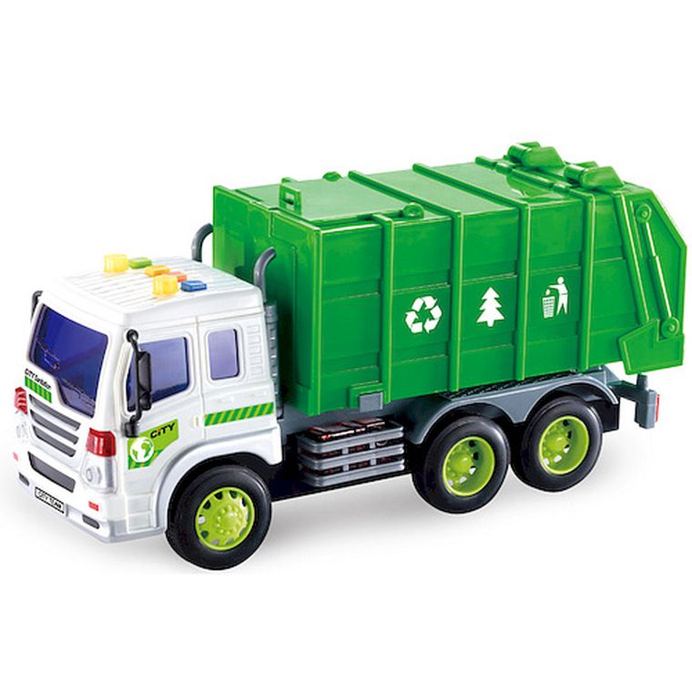 Anek dla Dzieci, śmieciarka, pojazd ze światłem i dźwiękiem