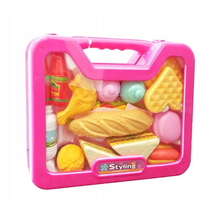 Anek dla Dzieci, śniadanie, zestaw kuchenny w walizce