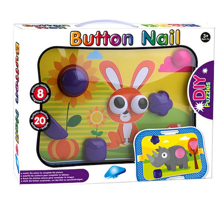 Anek dla dzieci, tablica z puzzlami geometrycznymi