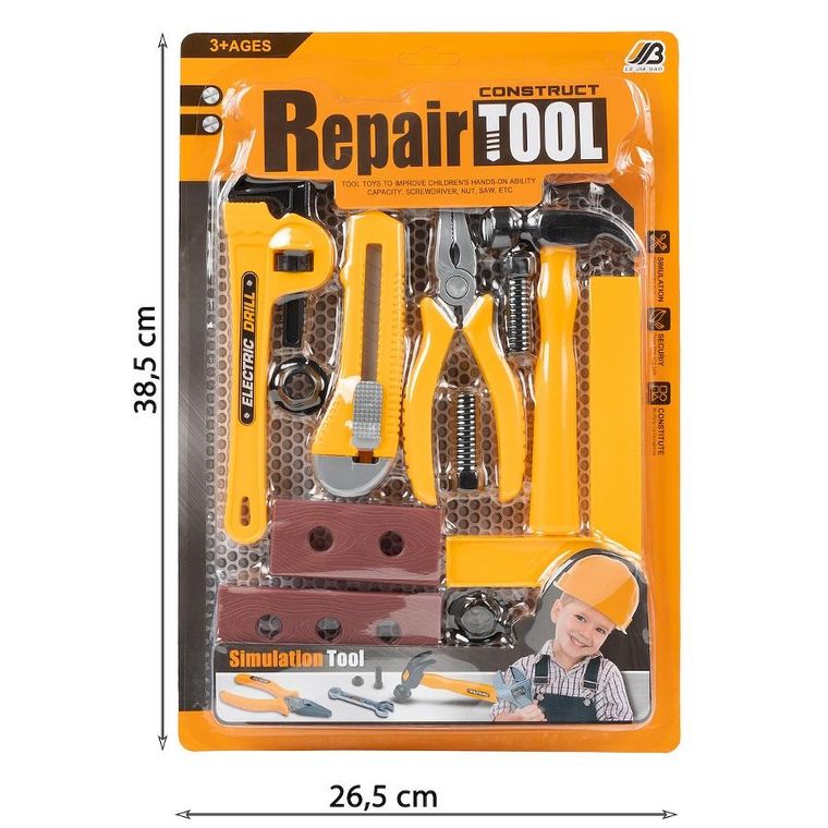 Anek dla dzieci, zestaw narzędzi budowlanych