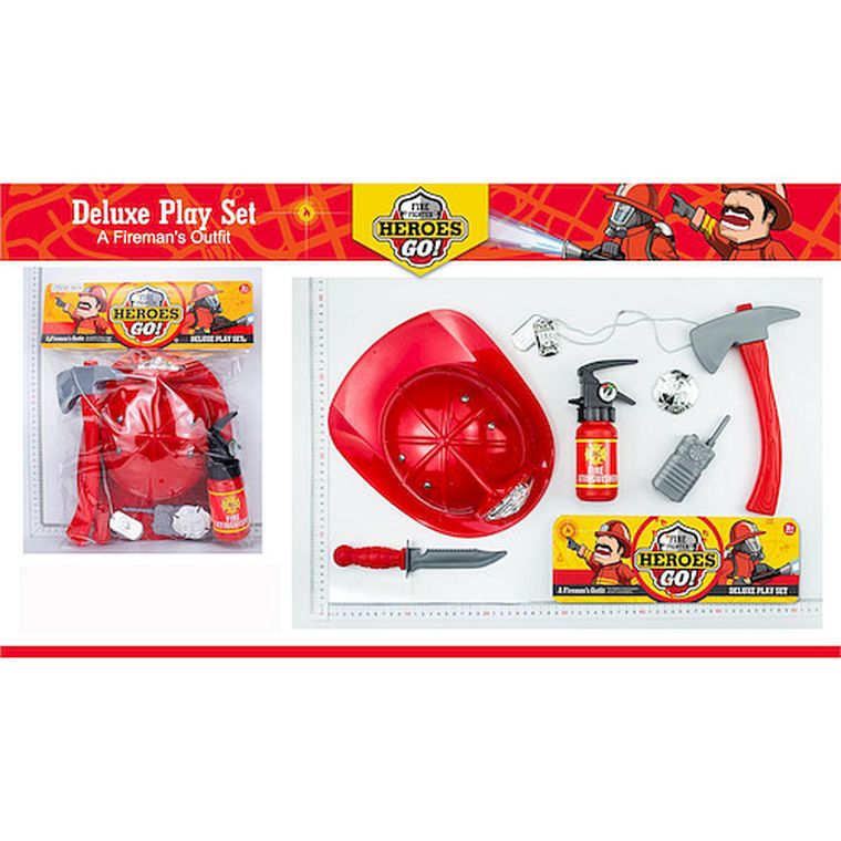 Anek dla dzieci, zestaw strażaka z kaskiem