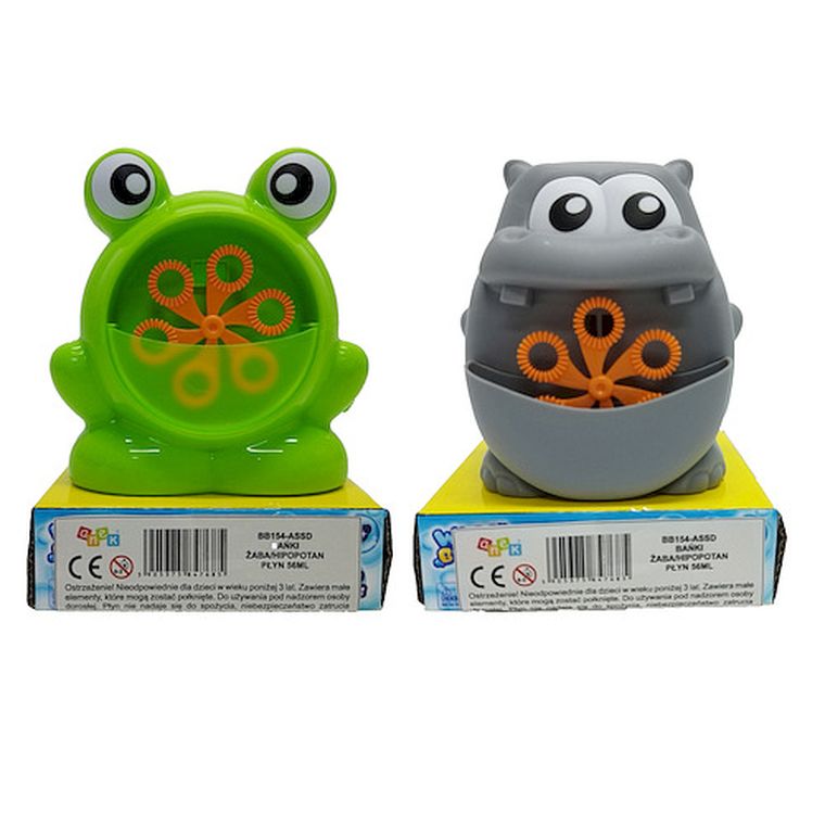 Anek, maszynka do baniek mydlanych, zwierzęta