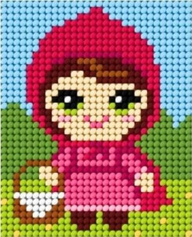 Anex-bis, Moje pierwsze wyszywanie, zestaw do haftu, Czerwony kapturek