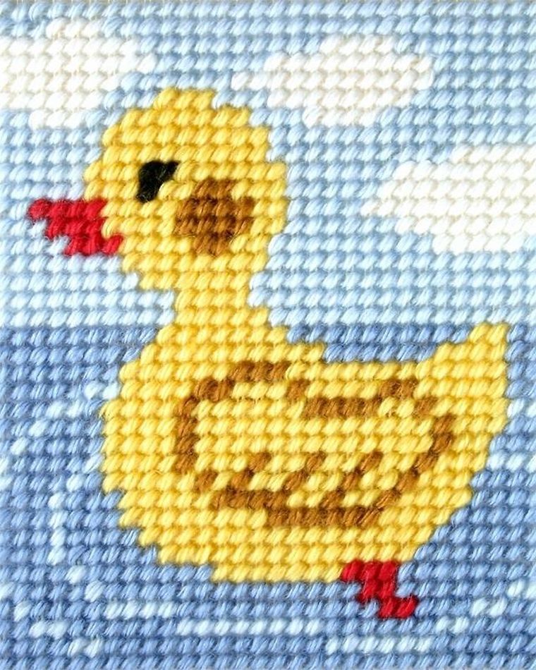 Anex-bis, Moje pierwsze wyszywanie, zestaw do haftu, Kaczuszka