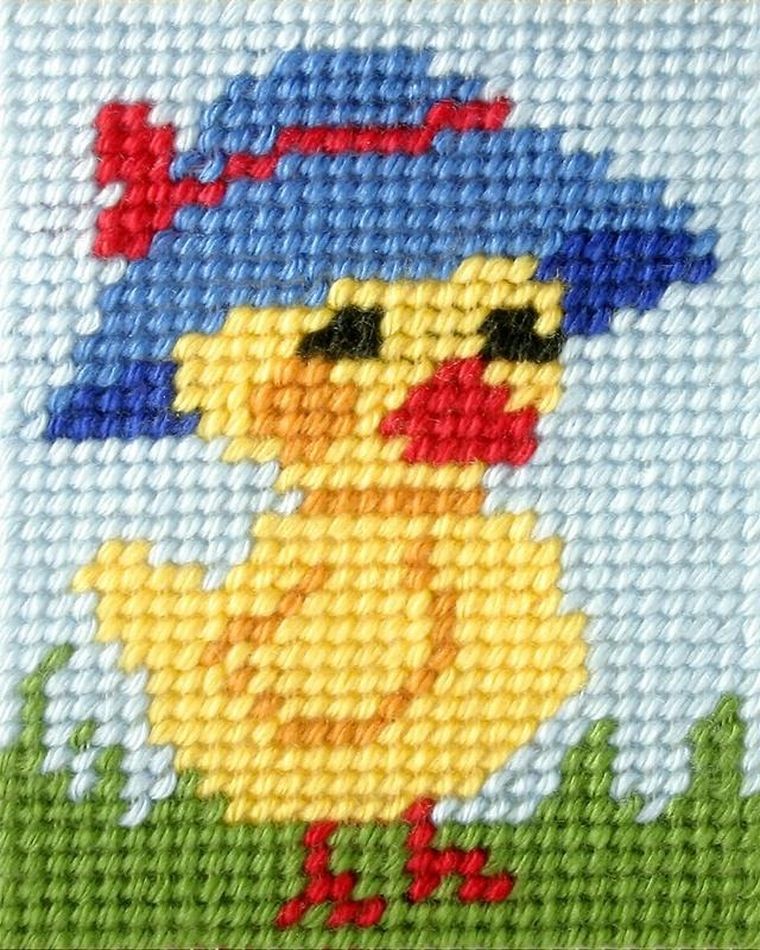 Anex-bis, Moje pierwsze wyszywanie, zestaw do haftu, Kurczak