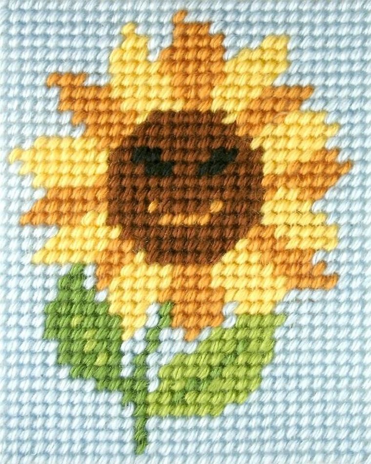 Anex-bis, Moje pierwsze wyszywanie, zestaw do haftu, Kwiatek