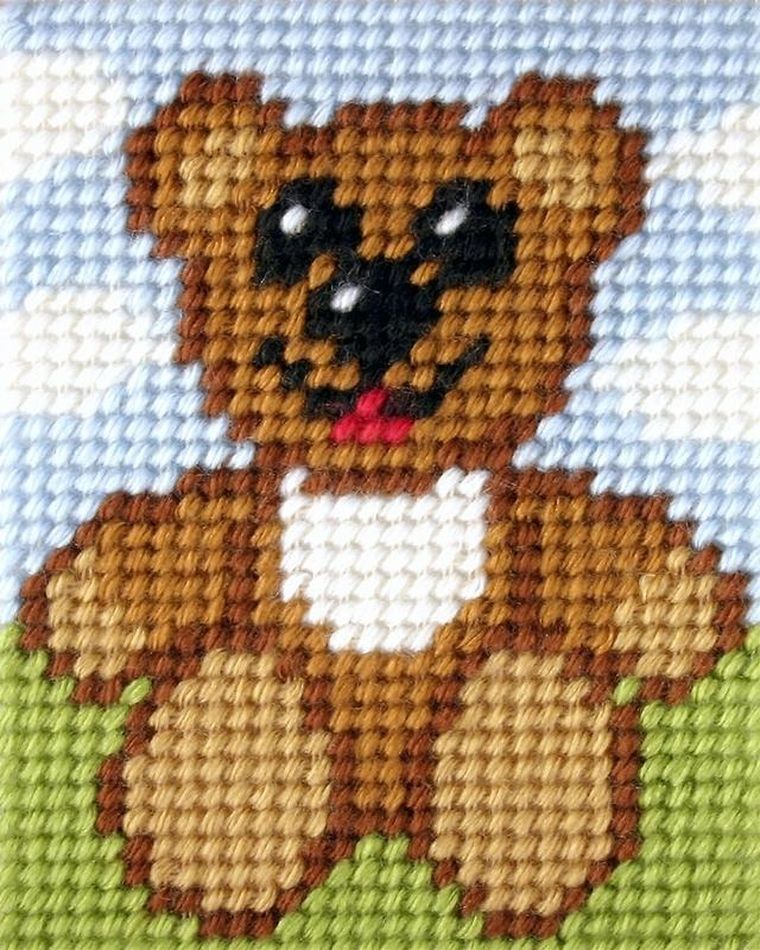 Anex-bis, Moje pierwsze wyszywanie, zestaw do haftu, Miś