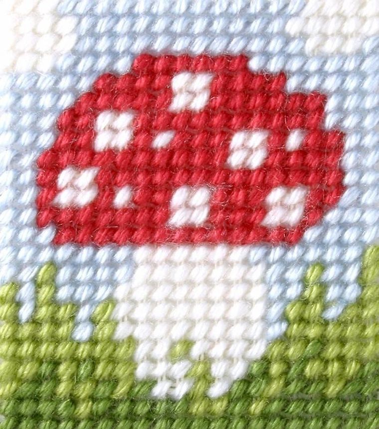 Anex-bis, Moje pierwsze wyszywanie, zestaw do haftu, Muchomorek