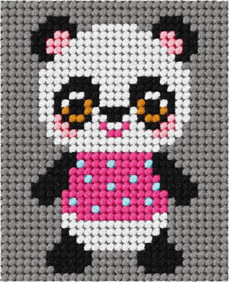 Anex-bis, Moje pierwsze wyszywanie, zestaw do haftu, Panda