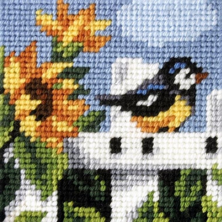 Anex-bis, Moje pierwsze wyszywanie, zestaw do haftu, Sikorka