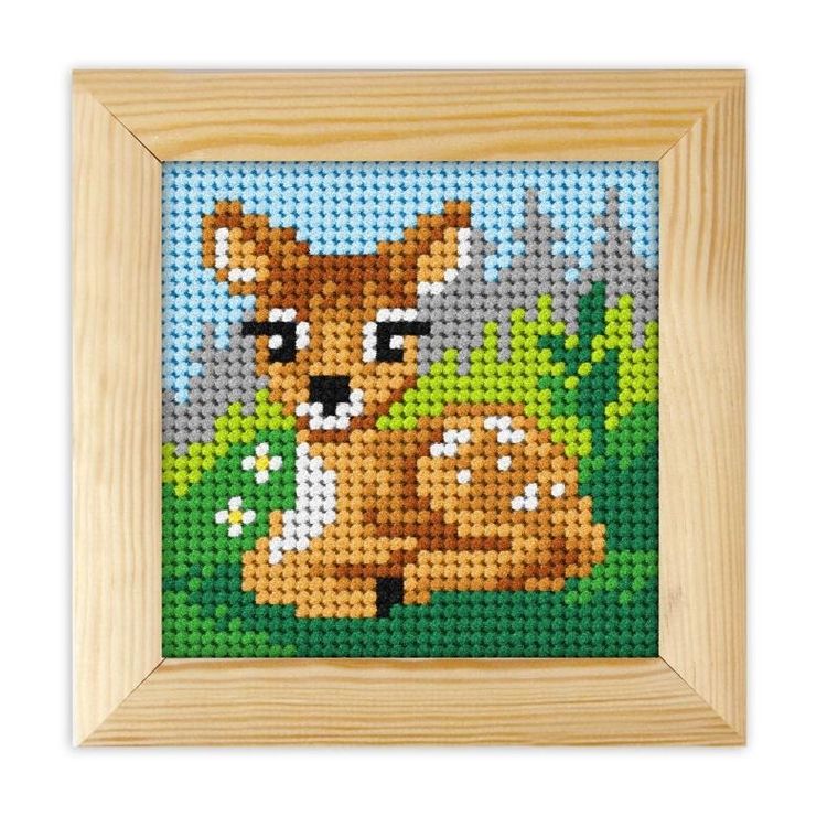 Anex-bis, Moje pierwsze wyszywanie, zestaw do haftu z ramką, Sarenka