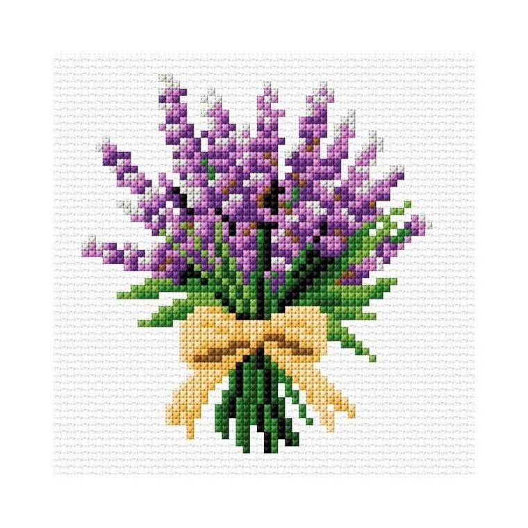 Anex-bis, zestaw do haftu krzyżykowego, Lawenda