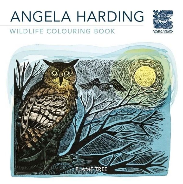 Angela Harding Wildlife Colouring Book