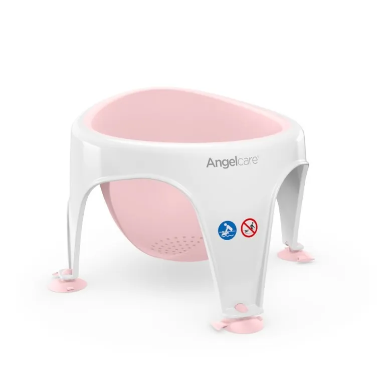 Angelcare, krzesełko do kąpieli, różowy