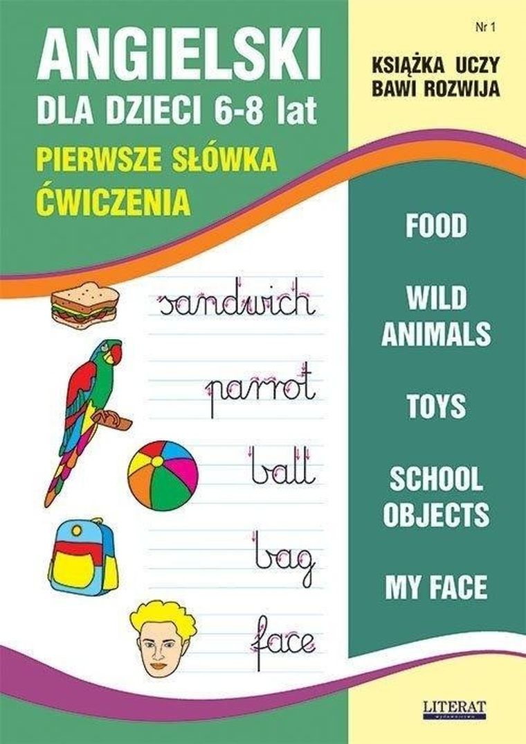 Angielski dla dzieci 6-8 nr 1. Pierwsze słówka
